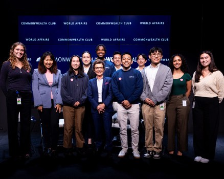 President Daly pictured the SF Fed’s 2024 summer interns.